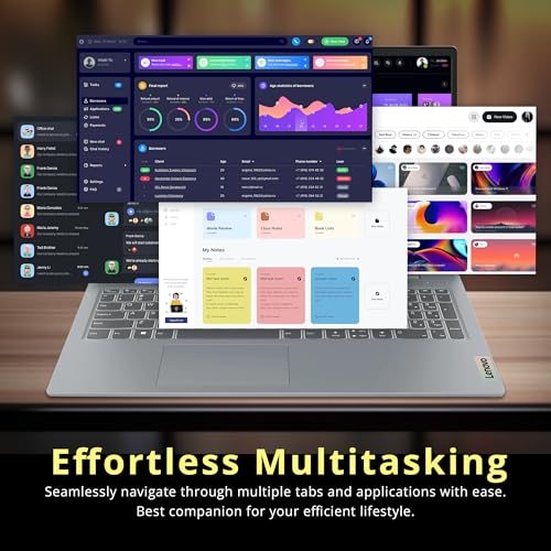 Lenovo IdeaPad Slim 3i 15.6" FHD Laptop, Intel Core i3-N305(8-Core), 8GB LPDDR5, 1.12TB Storage(128GB UFS+1TB Docking Station Set), UHD Graphics, Numeric Keypad, Fast Charge, WiFi 6, Win 11, Grey
