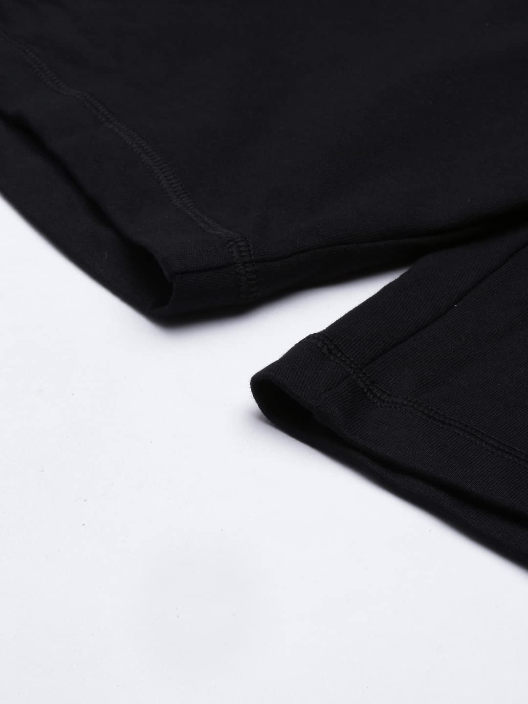 Enamor Essentials Womens Mid Rise Relaxed Fit 100% Cotton Knee Length Shorts Bermuda with Elasticated Waistband and Pockets - E080-(E080_Jet Black_XL)