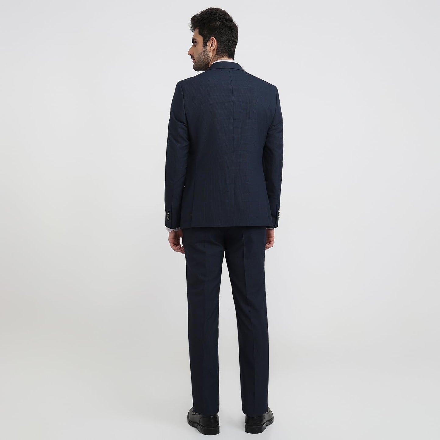 Raymond Blue Checks Pattern Men Suit