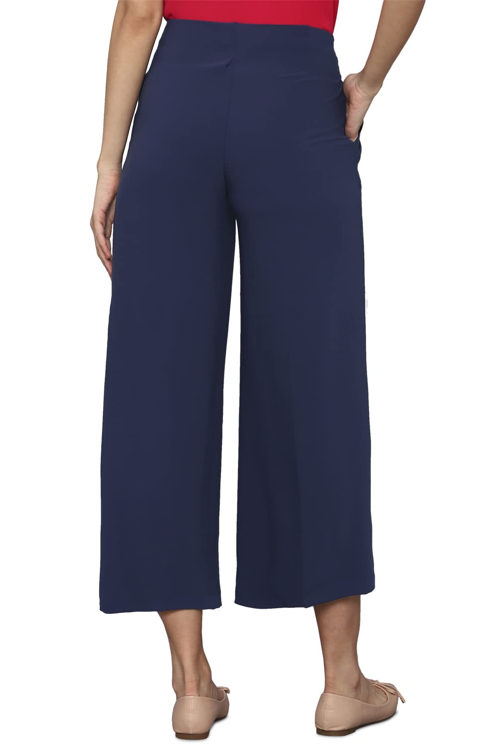 Allen Solly Women's Regular Pants (Navy)