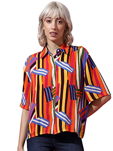 ONLY Over-Sized Fit Shirt (15317886_Scarlet Ibis_42)