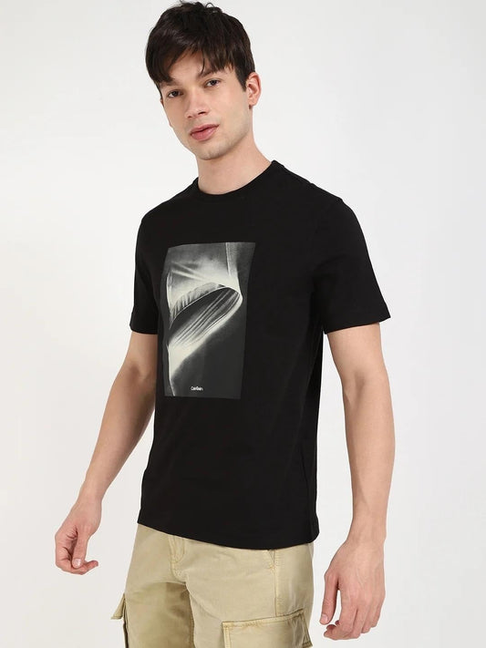 Calvin Klein Jeans Graphic Regular-Fit Cotton T-Shirt