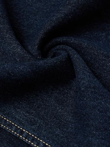 The Souled Store Baggy-Fit Denim: Orion Blue Men and Boys Buttoned Waistband Dark Blue Washed 100% Cotton Denim Baggy Fit Durable Twill Weave Lightweight Everyday All-Season Jeans