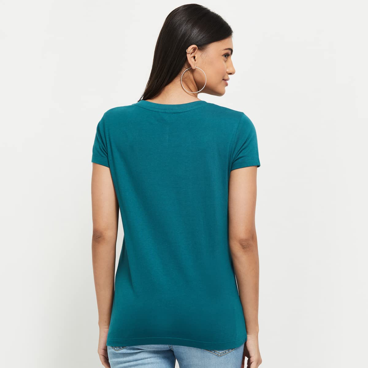 Max Cotton Women's Regular Blouse (SU22CCP05_Teal XL)