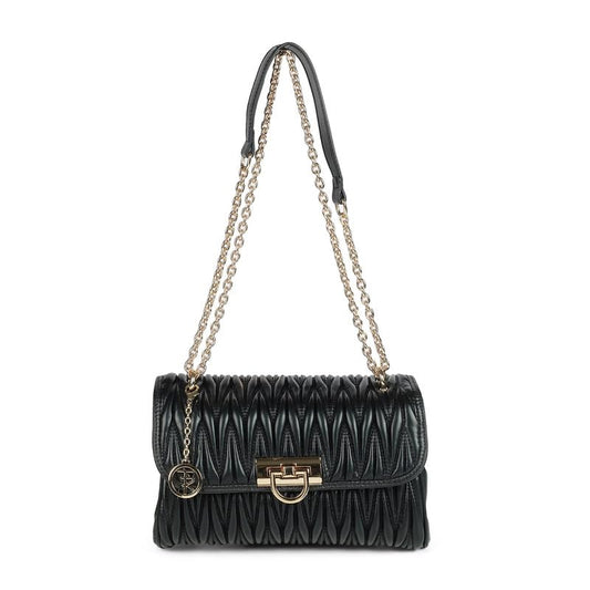 tresmode TIRANA Black Women Vegan Leather Sling Bag