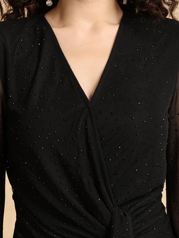 Kazo Esther Mini Dress Black