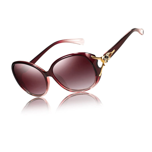 FEISEDY Classic Polarized UV Protection Sunglasses for Women Fashion Retro Sunglasses B2730