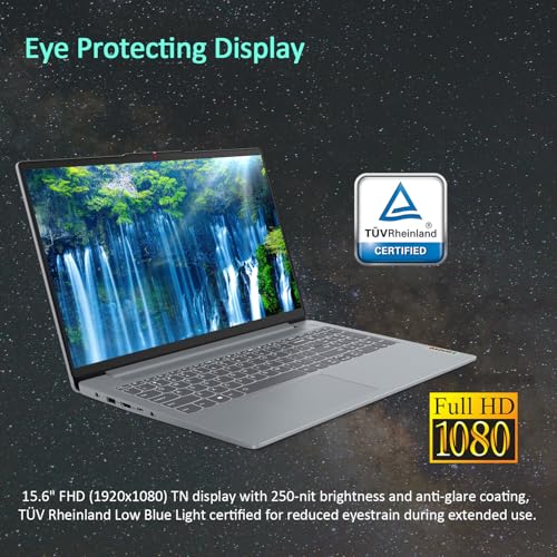 Lenovo Slim 3 Touchscreen Business Laptop, Ryzen 7 5825U Processor (Beats i7-1355U), 15.6" FHD LED Display, 16GB RAM, 1TB PCIe SSD, SD Card Reader, WiFi 6, Windows 11 Pro, WOWPC Recovery USB