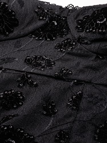 Label RITU KUMAR Black Molly Midi Dress