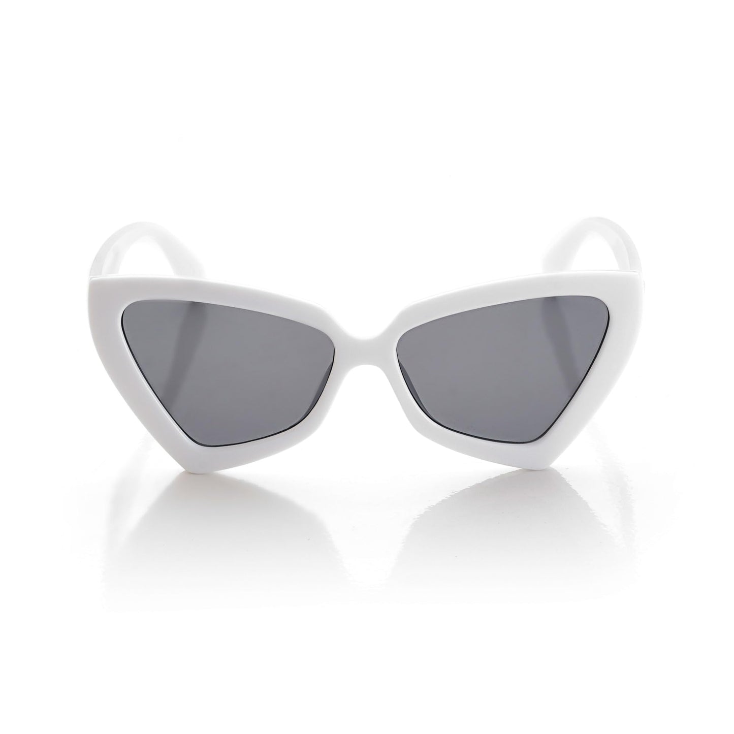 Vibe lens Retro Stylish Cat Eye Sunglasses for Women Stylish | Black Polycarbonate Frame | UV400 Protection | Trendy Cateye Goggles for Woman | Shades for Adult