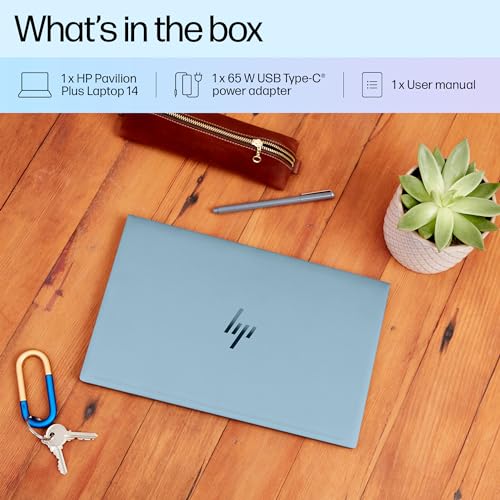 HP Pavilion Plus AI Laptop, Intel Core Ultra 5 125H, 10-12 Tops, 16GB LPDDR5x, 512GB SSD, 14-inch(35.6cm) 300 nits, WQXG Care Pack 2 Years Additional Warranty with Onsite Support