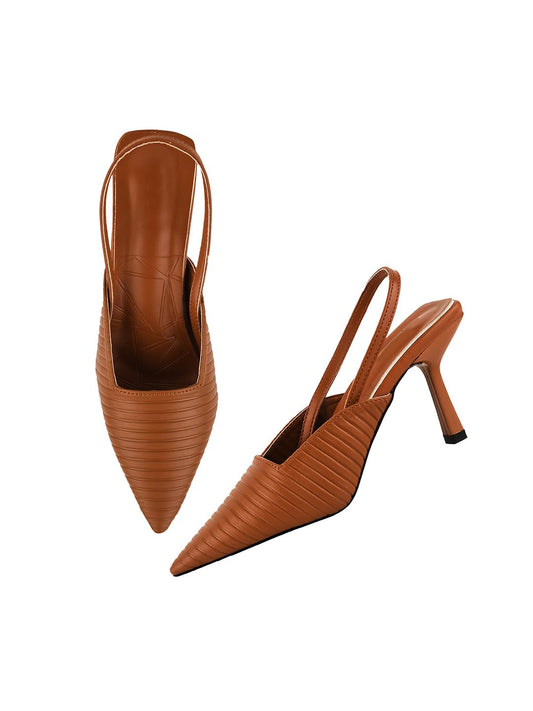 SilverArrow Womens Cove Serenade Brown Heeled Sandal_4 UK (4nahl206)