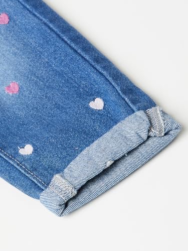 Max Girl's Regular Jeans (S725AFD01_Blue