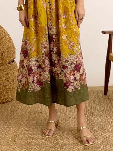 Aarke Ritu Kumar Yellow Gulmohar Long Dress