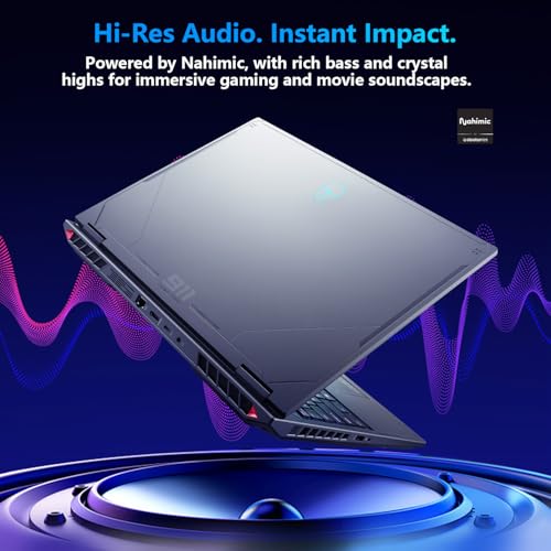 Thunderobot Radiant 16 i9 5070Ti 2.5K 300Hz Gaming Laptop, NVIDIA GeForce RTX 5070 Ti, Core i9-13900HX, 16" QHD+ 300Hz Display, 16GB DDR5, 1TB SSD, RGB Backlit KB, Wi-Fi 6, Win 11 Home, Black