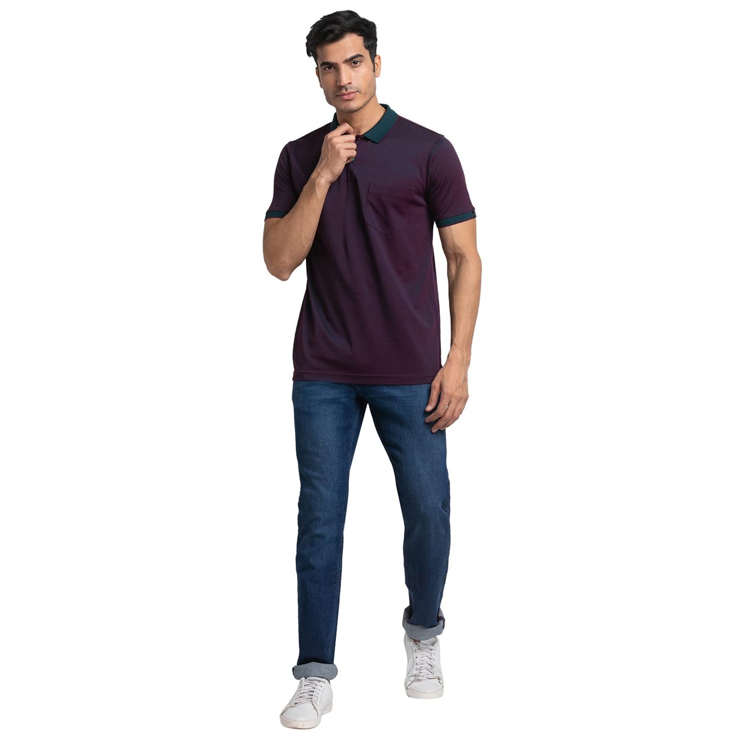 Raymond Dark Green T-Shirt (Size: 38)-RCKE01079-N8