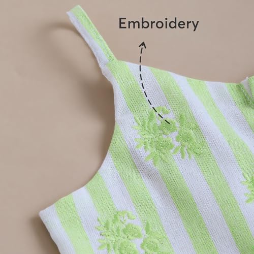 Hoscotch Girls Stripes Grey Sleeveless Pant Set For Ages (2-3 Years)