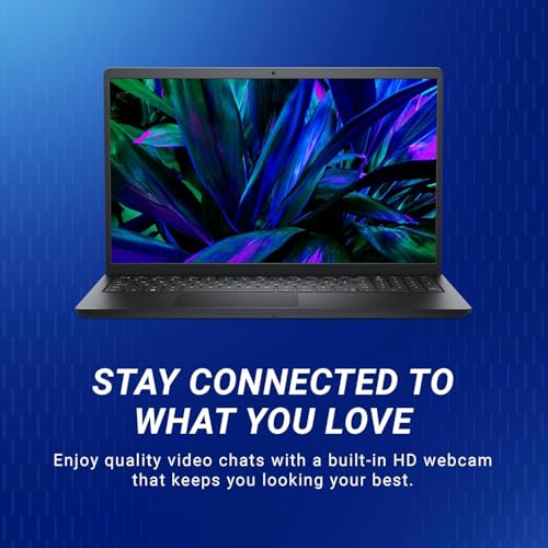 Dell 15 (Previously Inspiron) Laptop, 14th Gen Intel Core 3 100U Processor, 8GB DDR4, 512 SSD, 15.6" NT FHD 120Hz IPS AG 250 nit Display, Win 11 + Office H&S 2024, Carbon Black, Thin & Light- 1.63Kg