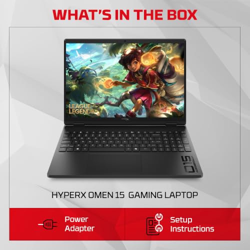 HP HyperX OMEN 15, Intel Core Ultra 9 275HX, 8GB-RTX 5070, 16GB DDR5, 1TB SSD, 2.5K(2560 x 1600),180Hz, 500 nits, 3ms, 15.3''/38.9cm, Win11, Office24, Black, 2.21kg, ga0251TX, RGB 4Zone Gaming Laptop