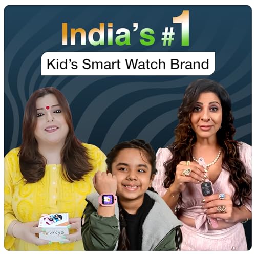 sekyo Carepal Pro (Smartchoice) Kids Smart Watch for Boys Girls | 4G Sim, Video Calling, Live GPS Tracker |App Control, Habit Coach, Pedometer, Safe Zone Alert, SOS, Family Chat | SmartWatch for Kids