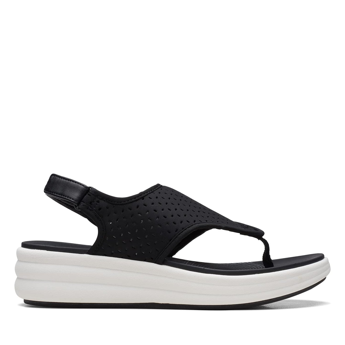 Clarks womens 26171817 Black Sandal - 6 UK (26171817)