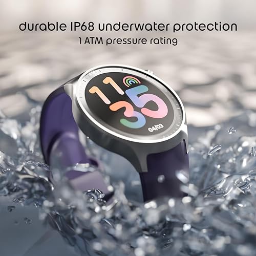 Motorola Moto Watch, 1.4 OLED, AOD, Auto-Brightness, Dual Band GPS, Powered by Polar Smartwatch (Matte Silver/Matte Silver Band Strap, Free Size)