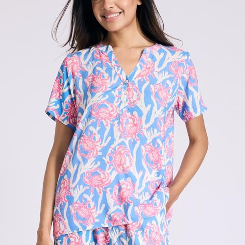 NYKD by Nykaa Breezy Rayon Pyjama Coord Set with Flattering High Low Hem Top Nys933