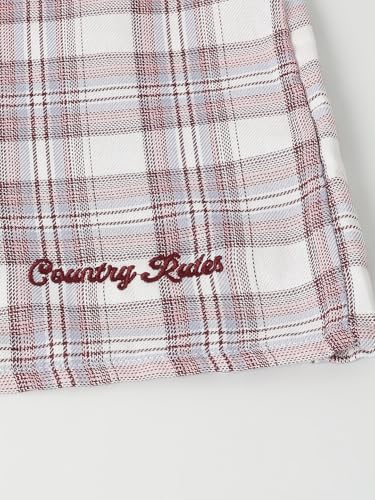 Max Girls Checked Shirt (Red_8-9 Y)