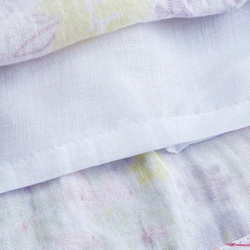 Hopscotch Girls Multi Short Sleeves Floral Casual Dress for Ages (5-6 Years)