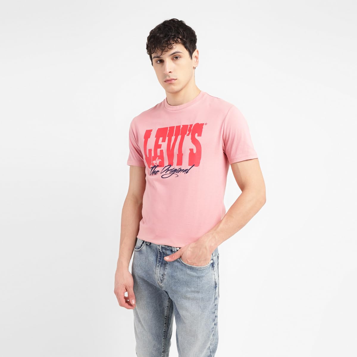 Levi's Men's Slim Fit T-Shirt (16960-1099_Pink