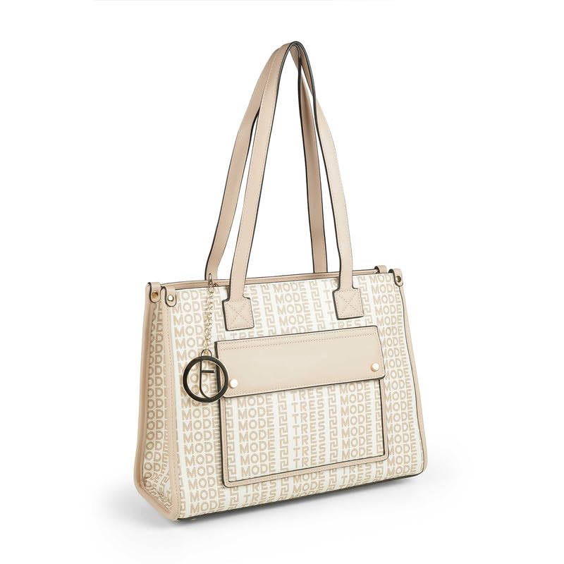 tresmode RIGA Beige Women's Vegan Leather Handbag