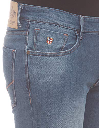 U.S. POLO ASSN. Men's Slim Fit Jeans (UDJC0035_Black_36W x 33L) | Rise Style: Mid Rise