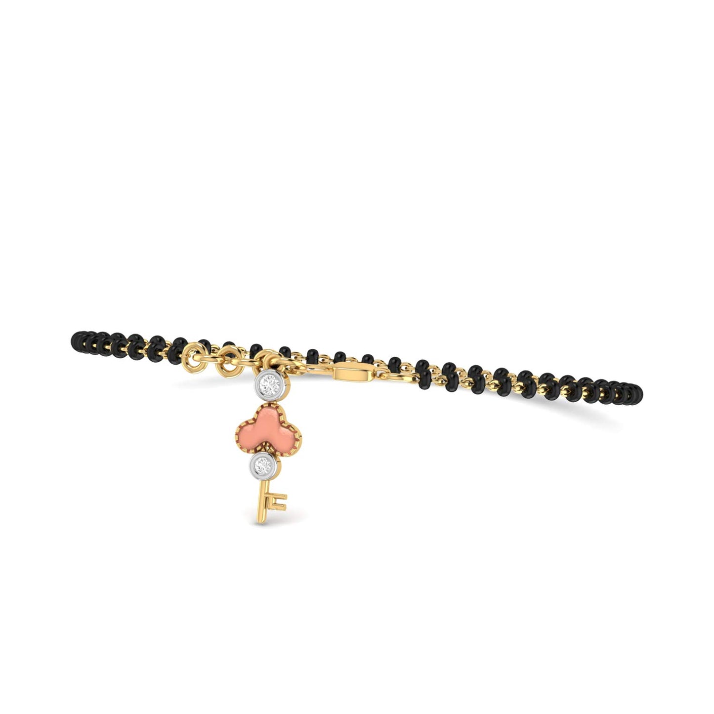 PC Jeweller 14k (585) Yellow Gold and Diamond Bracelet for Women