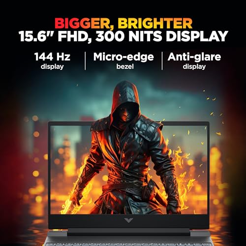HP Victus,13th Gen Intel core i7-13650HX, 6GB RTX 4050, 24GB DDR5(Upgradeable), 512GB SSD, 144Hz, 300 nits, 15.6''/39.6cm, Win11, Office24, Mica Silver, 2.29kg, fa2531/2495tx, Xbox pass* Gaming Laptop