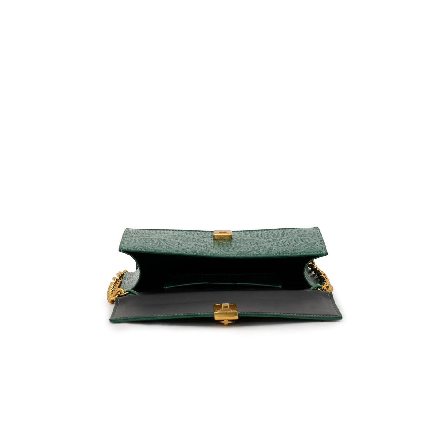 Miraggio Women Mila Shoulder Clutch Bag With Chain Strap For Party | Casual Clutch Purse, Green