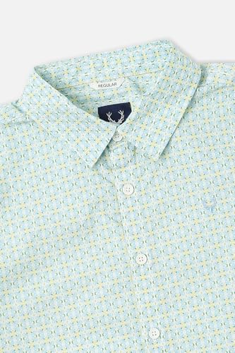 Allen Solly Boys Light Blue Print Casual Shirt