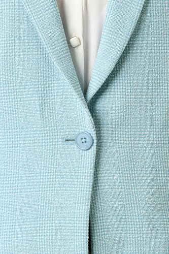 Van Heusen Women's Blazer (VWBZCRGFT29111_Light Blue