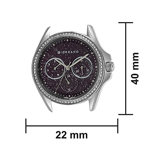 Giordano Multifunctional Brown Dial Women's Watch