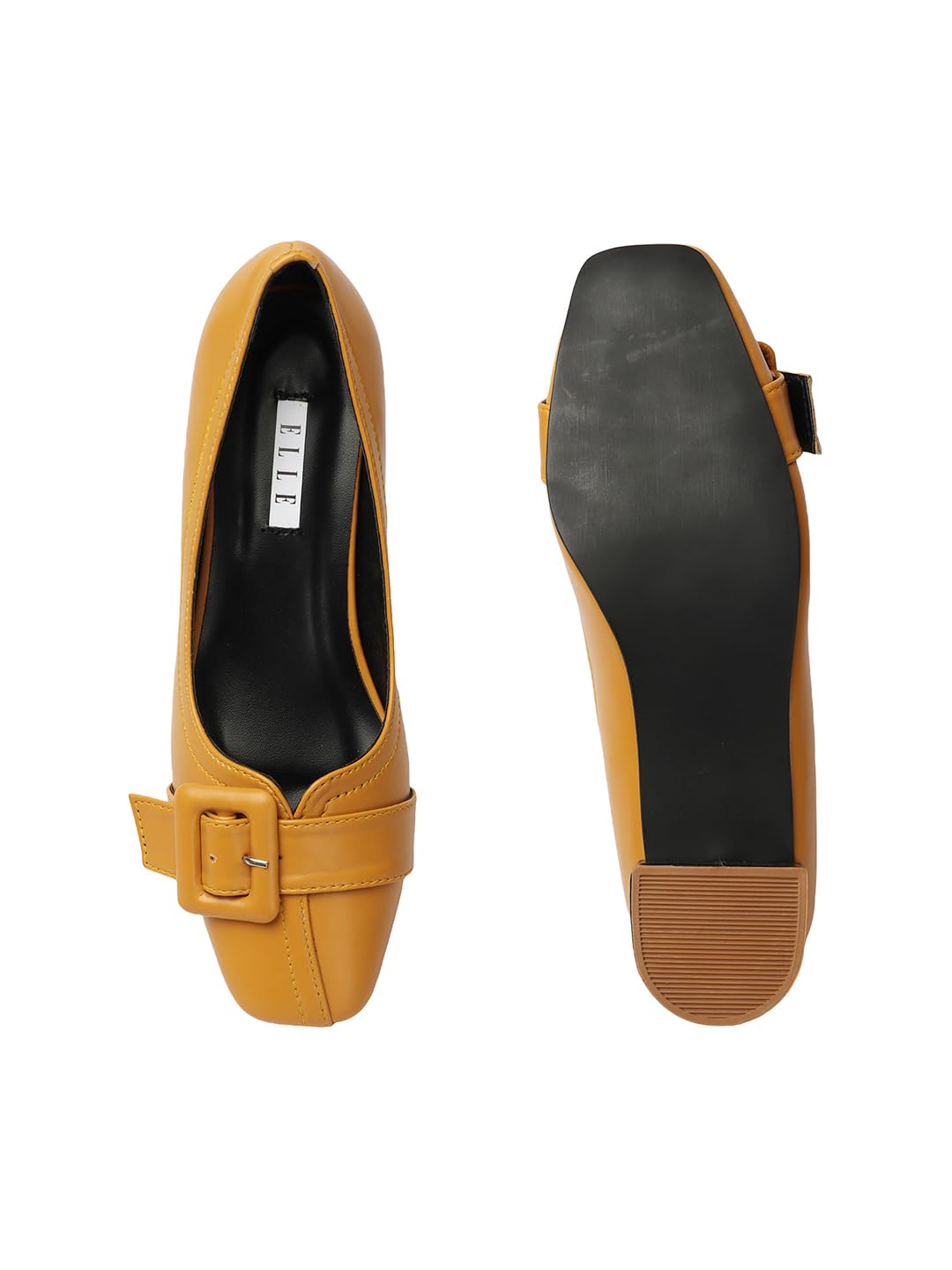 ELLE Women Shoes, Mustard, UK-6