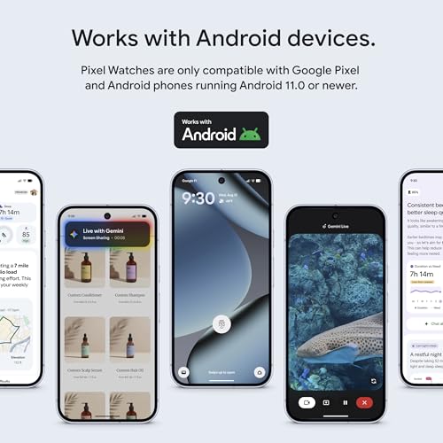 Google Pixel Watch 4 (41mm) - Smartwatch - Lemongrass Active Band - Wi-Fi