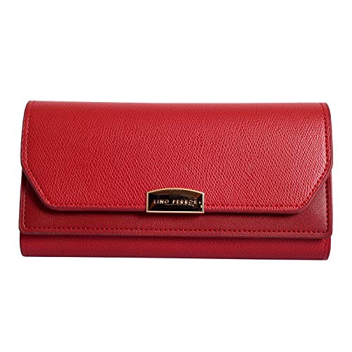 Lino Perros Synthetic Pv Women's Red Coloured Wallet (Red_Frsz)