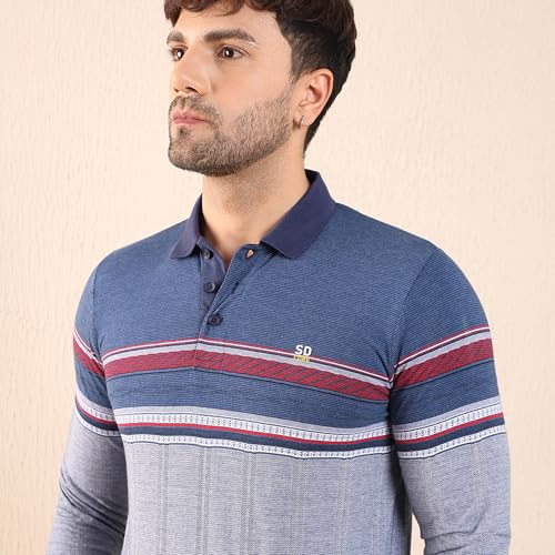 Sweet Dreams Men's Textured Printed Pyjama Set