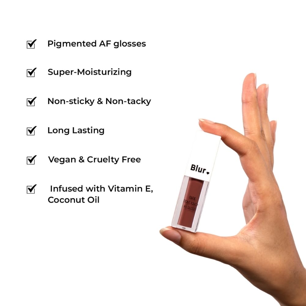 Blur india Perfect Mini Plum Lip Kit | Plum Lipstick + Mauve Gloss + Berry Lip Liner