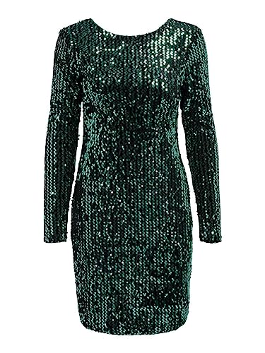 Only Women's Polyester Blend Shift Above The Knee Dress (15244997- Black_S)