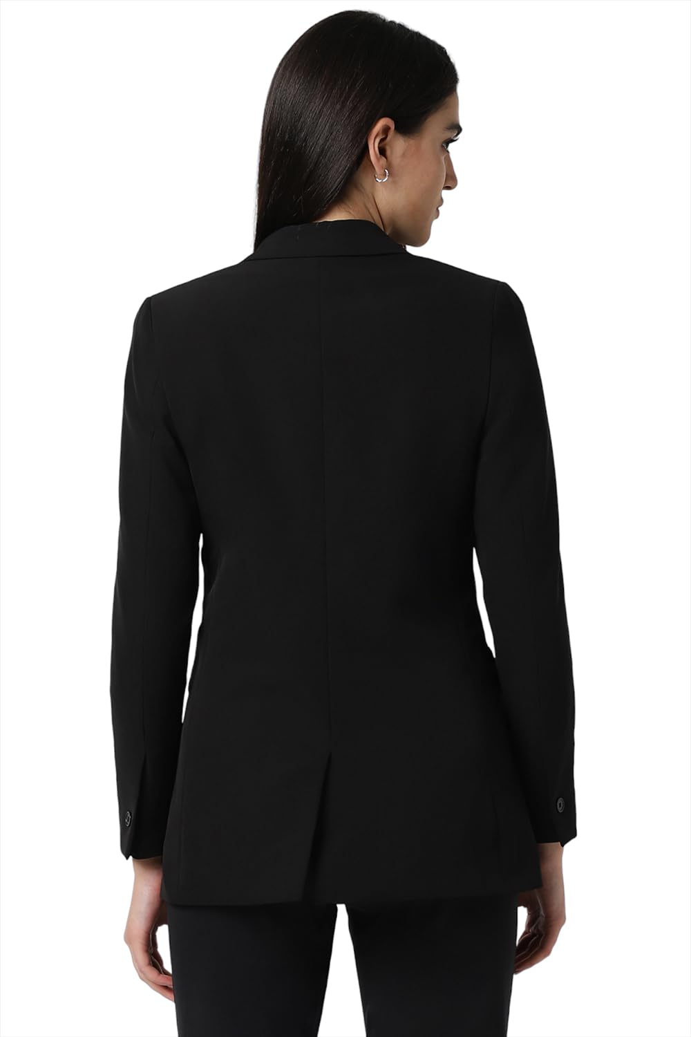 Van Heusen Women's Blazer (VWBZCRGBS62301_Black