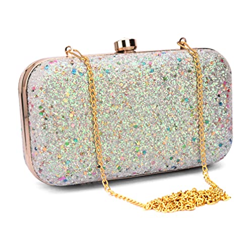 For The Beautiful You Women's Hand Clutch (Grey Multi)