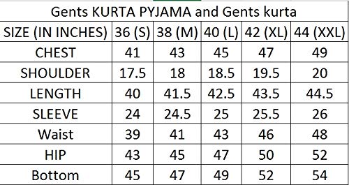 Jompers Men's Kurta Pyjama Set (Green, XX-Large)