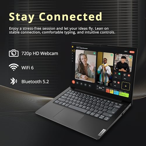 Lenovo V14 Business Laptop, 14" FHD Display, Intel Core i7-13620H, 16GB DDR4, 2TB Storage (1TB SSD+1TB Docking Station), ‎Intel UHD Graphics, Wi-Fi 6, 720p HD Camera, Win 11 Pro, Black