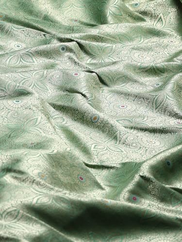 Meena Bazaar Women's Art Silk Saree | Elegant Designer Silk Saree | Soft Lightweight Traditional Ethnic Saree for Wedding, Festival, Party & Special Occasions