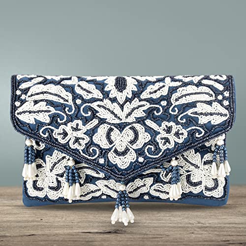 Peora Clutch Purses for Women Wedding Handmade Evening Handbags Party Bridal Clutch (C34B)